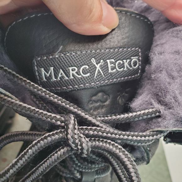 Marc Ecko Womens 8 Grierson Keystone Water Resistant Shearling Lace-up Boot - Picture 7 of 11